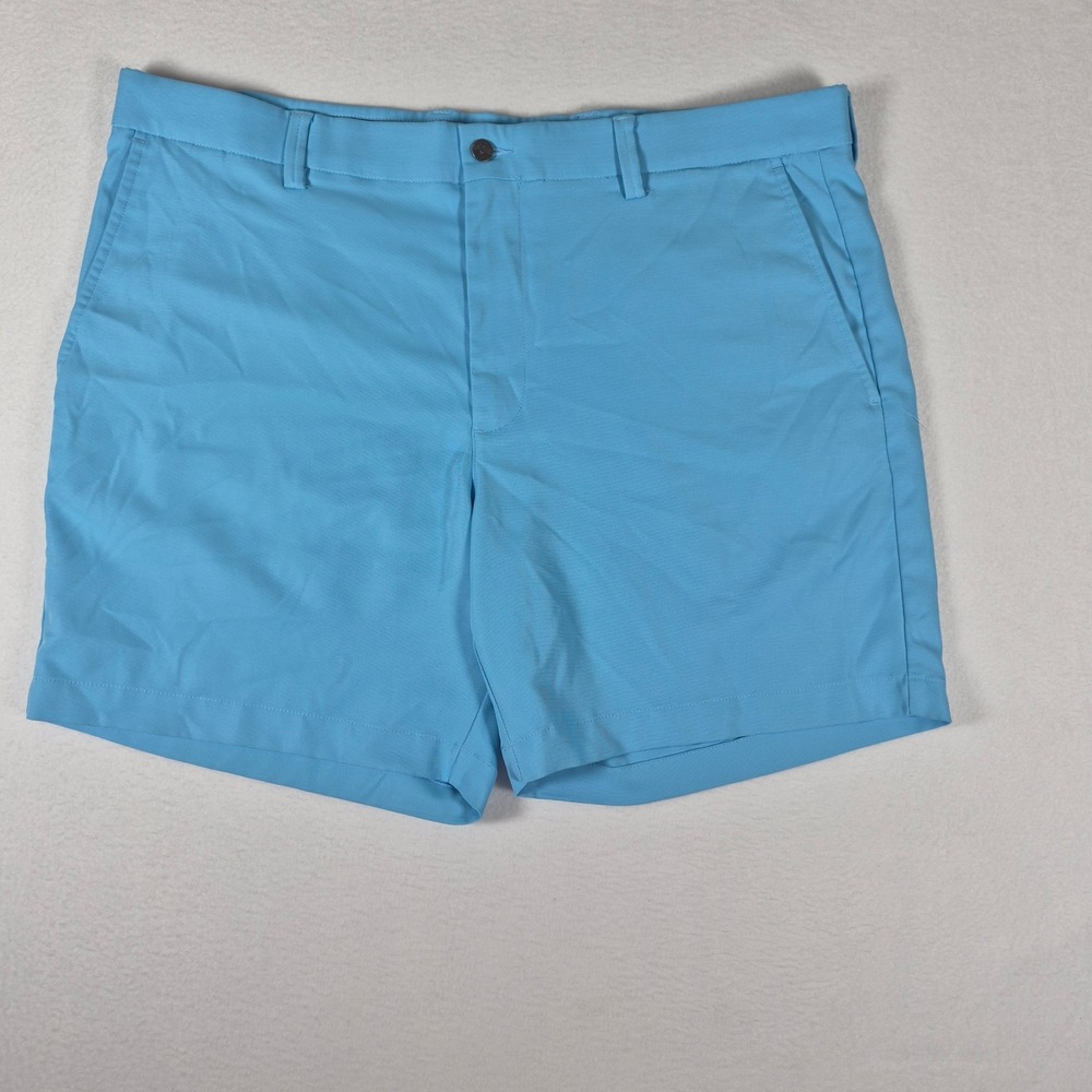 Callaway Mens Golf Shorts Blue Performance Flat Front Size 38 SU35837